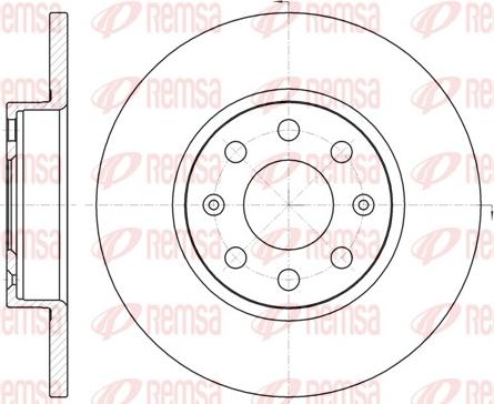 Remsa 61209.00 - Kočioni disk www.molydon.hr