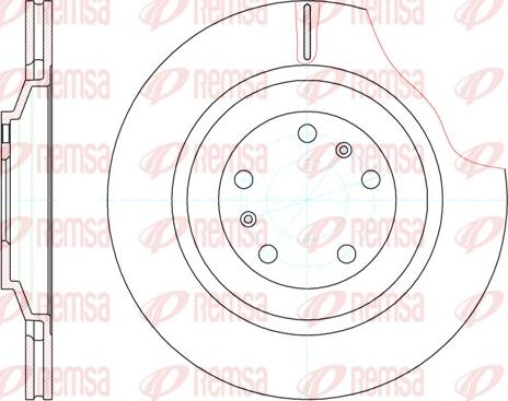 Remsa 61206.10 - Kočioni disk www.molydon.hr