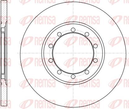 Remsa 61201.00 - Kočioni disk www.molydon.hr