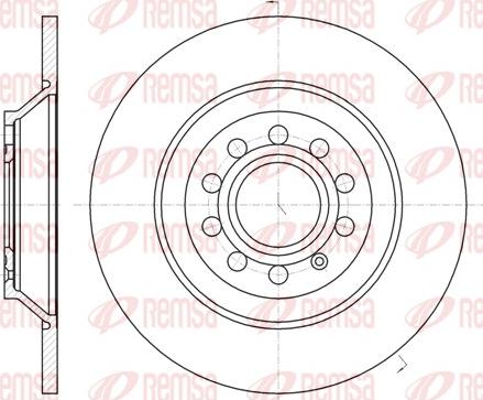 Remsa 61207.00 - Kočioni disk www.molydon.hr