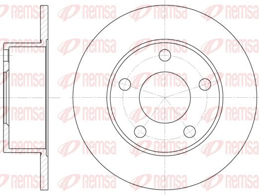 Remsa 6121.00 - Kočioni disk www.molydon.hr