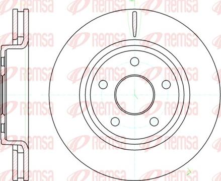 Remsa 61210.10 - Kočioni disk www.molydon.hr