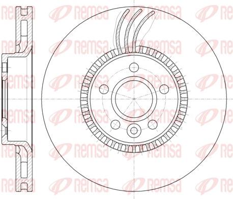 Remsa 61280.10 - Kočioni disk www.molydon.hr