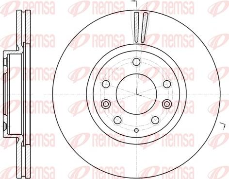 Remsa 61235.10 - Kočioni disk www.molydon.hr