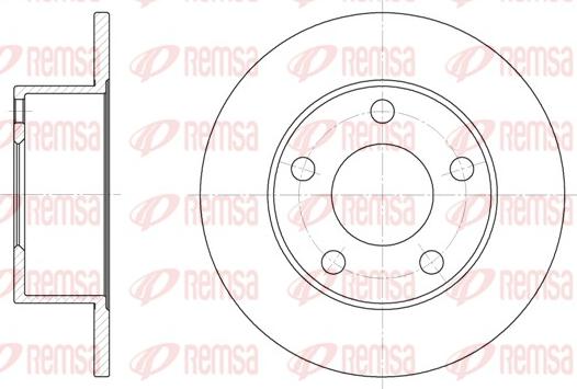 Remsa 6123.00 - Kočioni disk www.molydon.hr