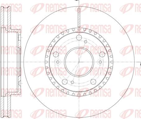 Remsa 61232.10 - Kočioni disk www.molydon.hr