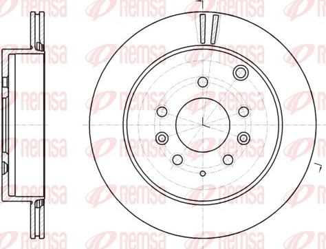 Remsa 61237.10 - Kočioni disk www.molydon.hr