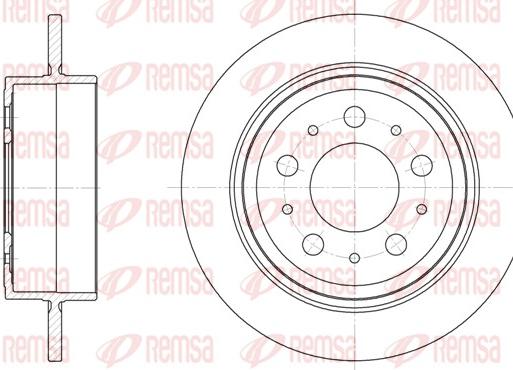 Remsa 61224.00 - Kočioni disk www.molydon.hr