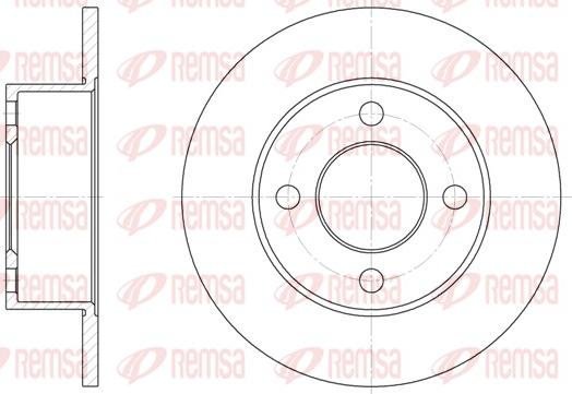 Remsa 6122.00 - Kočioni disk www.molydon.hr