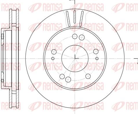 Remsa 61220.10 - Kočioni disk www.molydon.hr