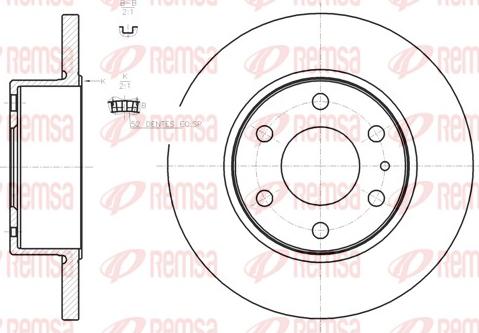 Remsa 61274.00 - Kočioni disk www.molydon.hr