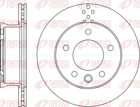 Remsa 61275.10 - Kočioni disk www.molydon.hr