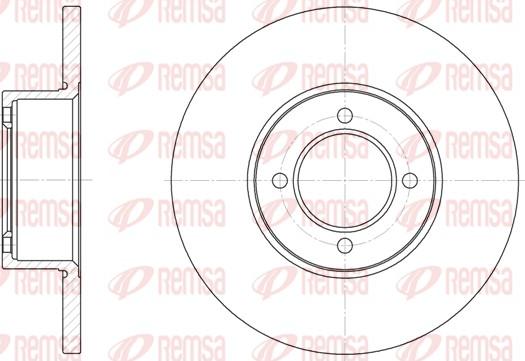 Remsa 6127.00 - Kočioni disk www.molydon.hr