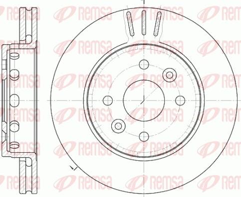 Remsa 61272.10 - Kočioni disk www.molydon.hr