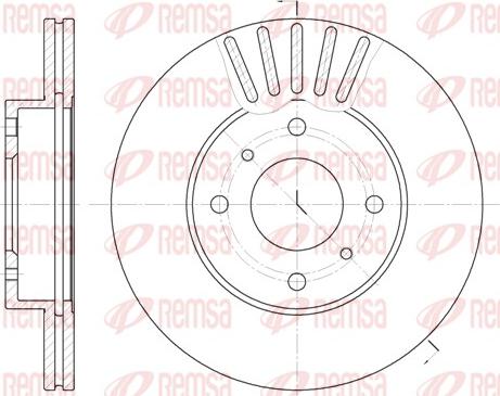 Remsa 6179.10 - Kočioni disk www.molydon.hr