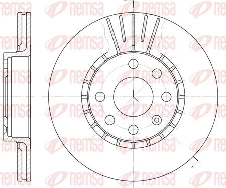 Remsa 6174.10 - Kočioni disk www.molydon.hr