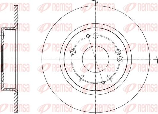 Remsa 61756.00 - Kočioni disk www.molydon.hr