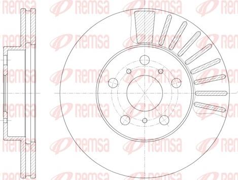 Remsa 6170.10 - Kočioni disk www.molydon.hr