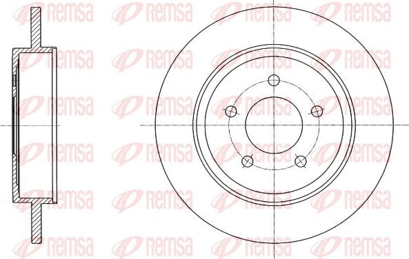 Remsa 61719.00 - Kočioni disk www.molydon.hr