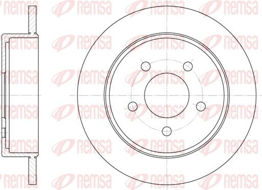 Remsa 61712.00 - Kočioni disk www.molydon.hr