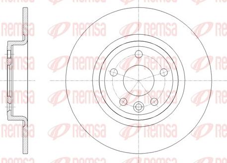 Remsa 61785.00 - Kočioni disk www.molydon.hr