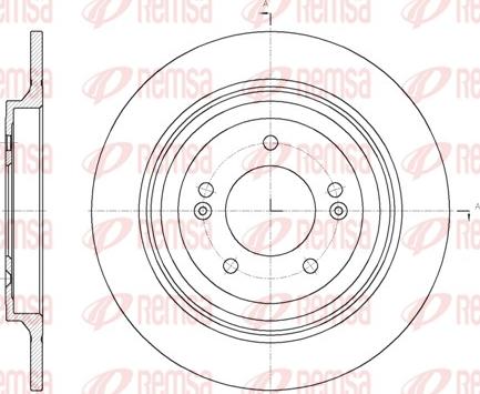 Remsa 61780.00 - Kočioni disk www.molydon.hr