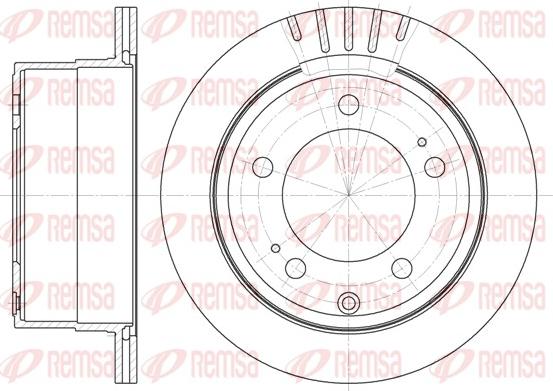 Remsa 61735.10 - Kočioni disk www.molydon.hr