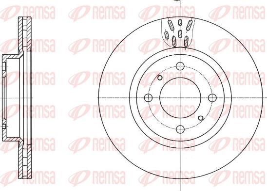 Remsa 61737.10 - Kočioni disk www.molydon.hr