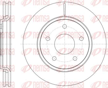 Remsa 61724.10 - Kočioni disk www.molydon.hr