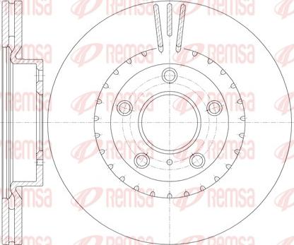 Remsa 61722.10 - Kočioni disk www.molydon.hr