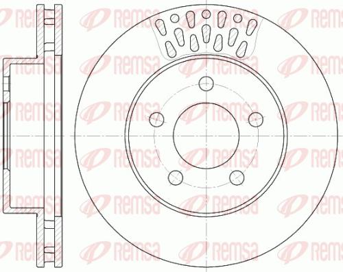 Remsa 6895.10 - Kočioni disk www.molydon.hr