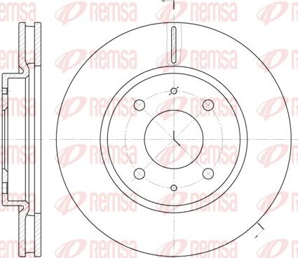 Remsa 6890.10 - Kočioni disk www.molydon.hr