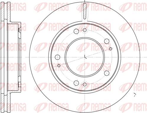 Remsa 6893.10 - Kočioni disk www.molydon.hr