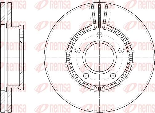 Remsa 6892.10 - Kočioni disk www.molydon.hr