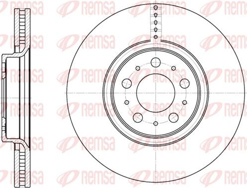 Remsa 6866.10 - Kočioni disk www.molydon.hr