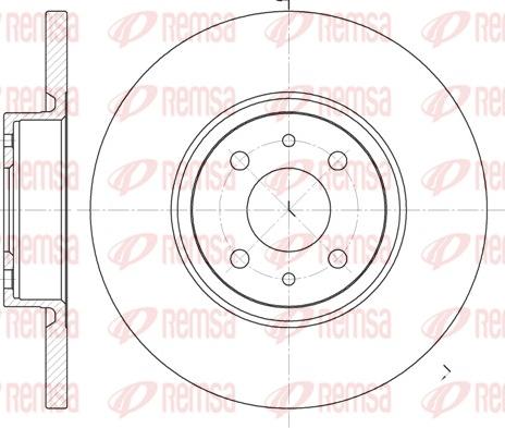 Remsa 6860.00 - Kočioni disk www.molydon.hr