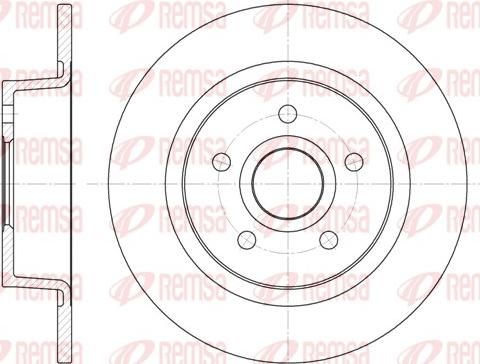 Remsa 6863.00 - Kočioni disk www.molydon.hr