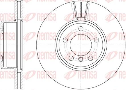 Remsa 6867.10 - Kočioni disk www.molydon.hr