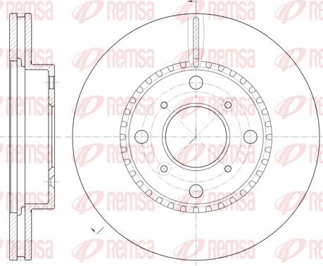 Remsa 6804.10 - Kočioni disk www.molydon.hr