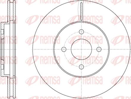 Remsa 6806.10 - Kočioni disk www.molydon.hr