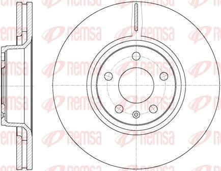 Remsa 6807.10 - Kočioni disk www.molydon.hr