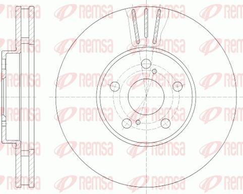 Remsa 6819.10 - Kočioni disk www.molydon.hr