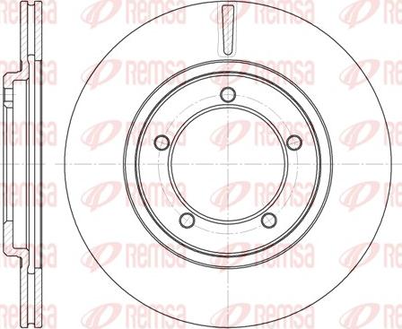 Remsa 6818.10 - Kočioni disk www.molydon.hr