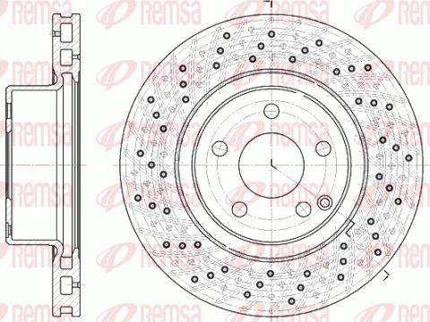 Remsa 6817.10 - Kočioni disk www.molydon.hr