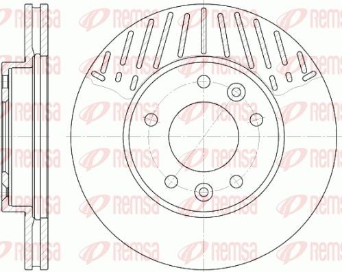 Remsa 6885.10 - Kočioni disk www.molydon.hr