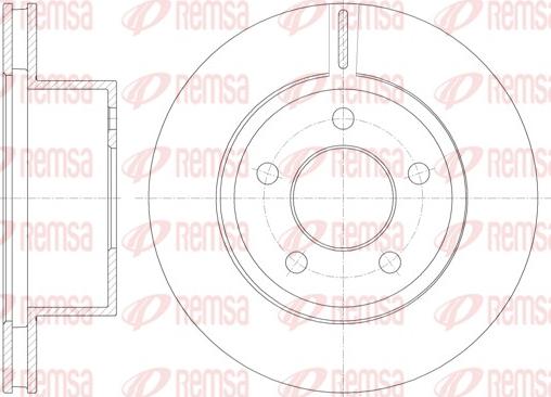 Remsa 6886.10 - Kočioni disk www.molydon.hr