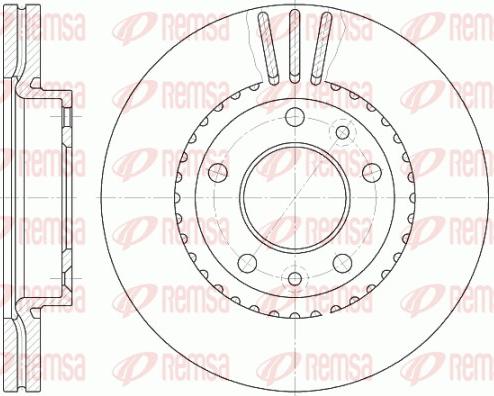 Remsa 6888.10 - Kočioni disk www.molydon.hr