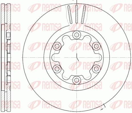 Remsa 6882.10 - Kočioni disk www.molydon.hr