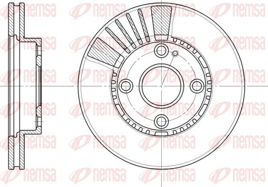 Remsa 6834.10 - Kočioni disk www.molydon.hr