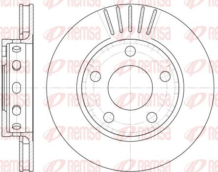 Remsa 6835.10 - Kočioni disk www.molydon.hr